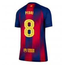 Barcelona Pedri Gonzalez #8 Hjemmedrakt Kvinner 2025-26 Kortermet